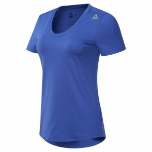 Reebok Workout Ready Speedwick T Shirt Damen - Blau - DE 069-MJO